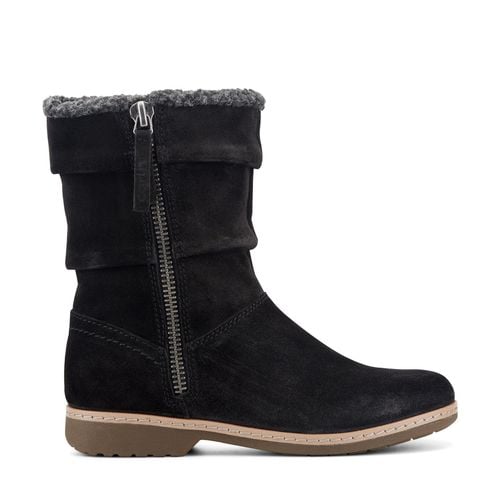 Earth Hyland Cushioned Water-Repellent Suede Boot Women's Boot - Black Suede - 1