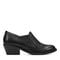 Earth Jalin Cushioned Support Slip-On Bootie Women's Slip-On Bootie - Black Leather - 1
