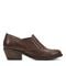 Earth Jalin Cushioned Support Slip-On Bootie Women's Slip-On Bootie - Dark Brown Leather - 1