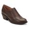 Earth Jalin Cushioned Support Slip-On Bootie Women's Slip-On Bootie - Dark Brown Leather - 2