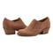 Earth Jalin Cushioned Support Slip-On Bootie Women's Slip-On Bootie - Medium Brown Suede - 7