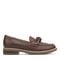 Earth Jayde Leather Knotted Casual - Cushioned Arch Support Women's Mules & Loafers - Dark Brown Leather - 1