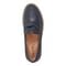 Earth Jayde Leather Knotted Casual - Cushioned Arch Support Women's Mules & Loafers - Dark Blue Leather - 5