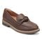 Earth Jayde Leather Knotted Casual - Cushioned Arch Support Women's Mules & Loafers - Dark Brown Leather - 2