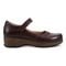 Earth Kalece Leather Mary Jane Casual Cushioned Arch Support Women's Mules & Loafers - Dark Red - 2