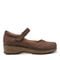Earth Kalece Leather Mary Jane Casual Cushioned Arch Support Women's Mules & Loafers - Dark Brown Leather - 1