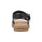 Earth Lainey Cushioned Arch Support Strappy Women's Sandal - Black - 4