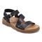 Earth Lainey Cushioned Arch Support Strappy Women's Sandal - Black - 1