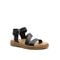 Earth Lainey Cushioned Arch Support Strappy Women's Sandal - Black - 8