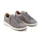 Earth Netta Cushioned Lace-up Women's Sneaker - Medium Grey Leather - 2