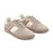 Earth Penny Lace-Up Casual Cushioned Arch-Support Women's Sneaker - Taupe Suede - 2