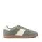 Earth Penny Lace-Up Casual Cushioned Arch-Support Women's Sneaker - Green Suede - 1