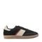 Earth Penny Lace-Up Casual Cushioned Arch-Support Women's Sneaker - Black Suede - 1