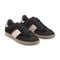 Earth Penny Lace-Up Casual Cushioned Arch-Support Women's Sneaker - Black Suede - 2