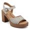 Earth Quinty Cushioned Arch Support Heeled Dress Sandal Women's Heeled Dress Sandal - Ivory - 1
