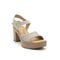 Earth Quinty Cushioned Arch Support Heeled Dress Sandal Women's Heeled Dress Sandal - Ivory - 8
