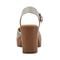 Earth Quinty Cushioned Arch Support Heeled Dress Sandal Women's Heeled Dress Sandal - Ivory - 4