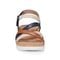 Earth Rosie Cushioned Arch-Support Strappy Flat - Women's Casual Sandal - Natural Multi - 3