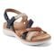 Earth Rosie Cushioned Arch-Support Strappy Flat - Women's Casual Sandal - Natural Multi - 2