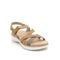Earth Rosie Cushioned Arch-Support Strappy Flat - Women's Casual Sandal - Medium Gray - 1