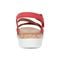 Earth Rosie Cushioned Arch-Support Strappy Flat - Women's Casual Sandal - Medium Red - 4