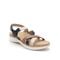 Earth Rosie Cushioned Arch-Support Strappy Flat - Women's Casual Sandal - Light Natural - 1