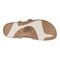 Earth Samsin Round Toe Strappy Casual Flat Sandal - Cushioned Arch Support Women's Casual Flat Sandal - Medium Natural - 6