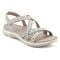 Earth Sanetra Strappy Sandal Cushioned Arch Support Women's Sandal - Light Gray - 1