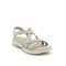 Earth Sanetra Strappy Sandal Cushioned Arch Support Women's Sandal - Light Gray - 8