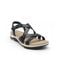 Earth Sanetra Strappy Sandal Cushioned Arch Support Women's Sandal - Black - 8