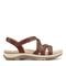 Earth Sanetra Strappy Sandal Cushioned Arch Support Women's Sandal - Dark Brown - 1