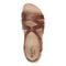 Earth Sanetra Strappy Sandal Cushioned Arch Support Women's Sandal - Dark Brown - 5