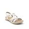 Earth Sanetra Strappy Sandal Cushioned Arch Support Women's Sandal - White - 8