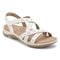 Earth Sanetra Strappy Sandal Cushioned Arch Support Women's Sandal - White - 1
