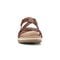 Earth Sanetra Strappy Sandal Cushioned Arch Support Women's Sandal - Dark Brown - 3