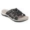 Earth Sassoni Strappy Cushioned Arch-Support Slip-On Women's Flat Sandal - Black - 2