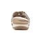 Earth Sassoni Strappy Cushioned Arch-Support Slip-On Women's Flat Sandal - Ivory - 4