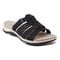 Earth Sinci Cushioned Slip-On Comfort Women's Casual Sandal - Black - 2