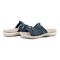 Earth Sinci Cushioned Slip-On Comfort Women's Casual Sandal - Dark Blue - 7