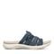 Earth Sinci Cushioned Slip-On Comfort Women's Casual Sandal - Dark Blue - 1