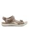 Earth Skylar Cushioned Arch-Support Adjustable Women's Sandal - Light Brown/pink - 1