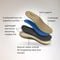 Earth Skylar Cushioned Arch-Support Adjustable Women's Sandal - Blue Multi - 9