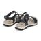 Earth Stellon Braided Strappy Sandal Cushioned Arch Support Women's Sandal - Black - 3