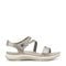 Earth Stellon Braided Strappy Sandal Cushioned Arch Support Women's Sandal - Silver - 1