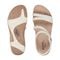 Earth Stellon Braided Strappy Sandal Cushioned Arch Support Women's Sandal - White - 5