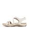Earth Stellon Braided Strappy Sandal Cushioned Arch Support Women's Sandal - White - 4