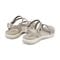 Earth Stellon Braided Strappy Sandal Cushioned Arch Support Women's Sandal - Silver - 3