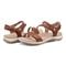 Earth Stellon Braided Strappy Sandal Cushioned Arch Support Women's Sandal - Medium Brown - 7