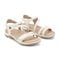 Earth Stellon Braided Strappy Sandal Cushioned Arch Support Women's Sandal - White - 2