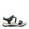 Earth Stellon Braided Strappy Sandal Cushioned Arch Support Women's Sandal - Black - 1